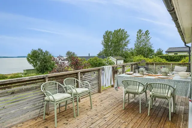 Upåklagelig utsikt fra terrassen!