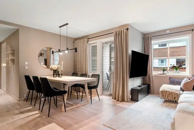Leiligheten ble etablert og nybygd i 2021, samtidig som hele bygget ble totalrenovert samme år.