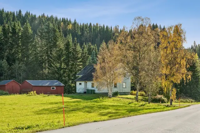Det er kort vei inn til Skogn sentrum med butikker, skole, barnehage, togstasjon, treningssenter og mer.