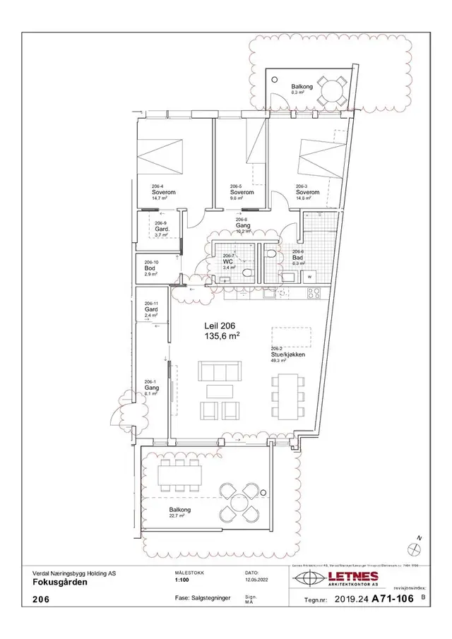 Fokusgården leilighet 206 — bilde 14