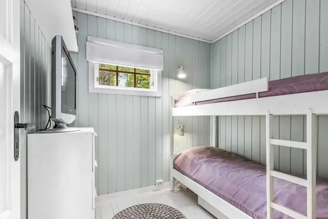 Soverom med plass til køyeseng
