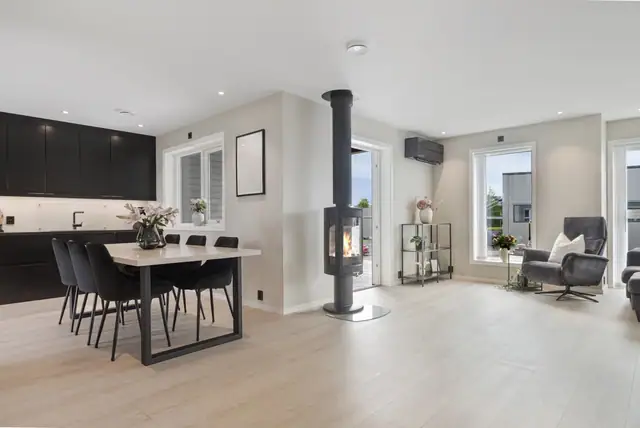 Modern detached house from 2021 at Reinsholm. 3 bedrooms, 3 bathrooms/wet rooms. Bedsit rental income NOK 6,135 per month. Carport — image 15