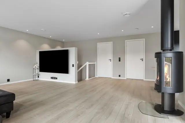 Modern detached house from 2021 at Reinsholm. 3 bedrooms, 3 bathrooms/wet rooms. Bedsit rental income NOK 6,135 per month. Carport — image 24