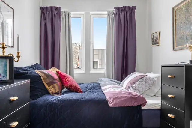 Soverom 2 er på 8 m².
