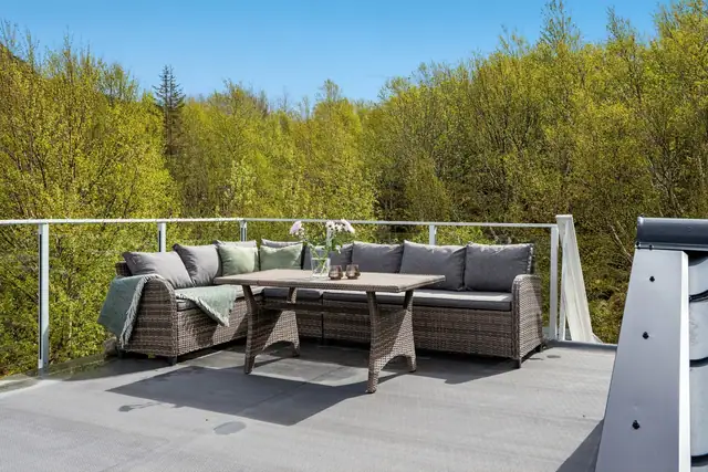 Takterrasse.